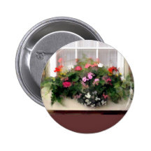 Window Box Flowers Pin