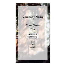 Window Boxes Greenwich Village Business Card Template