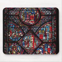 Window depicting scenes mousepads