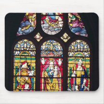 Window depicting the Virgin and Child Mouse Pads
