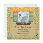 Window Flower Box Moving Personalized Invitation