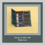 Window in a Yellow Wall posters