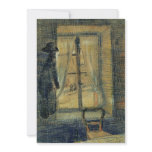 Window in the Bataille Restaurant by van Gogh Custom Invitations