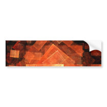 Window Light Abstract Art Bumper Sticker