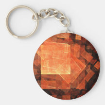 Window Light Abstract Art Keychain