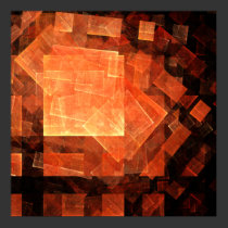 Window Light Abstract Art Print posters