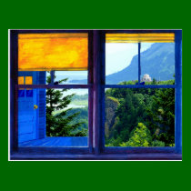 Window on the Gorge - Postcard postcards