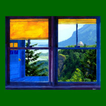 Window on the Gorge - Poster posters