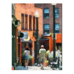 Window Shopping in Downtown Asheville Post Cards