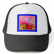 Window to an Alien Planet Mesh Hat
