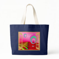 Window to an Alien World Canvas Bags