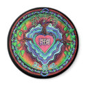 WINDOW TO THE HEART MANDALA MAGNET by arteeclectica WINDOW TO THE HEART MANDALA MAGNET