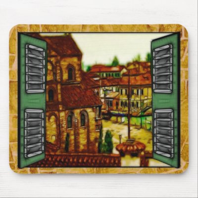 Window View Mousepad by nextstopitaly