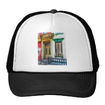 Window With Reflections and Windowbox hats
