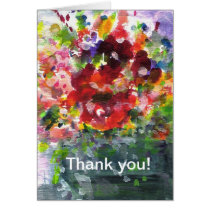 Windowbox full of summer flowers greeting cards