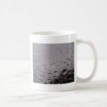 Windowpane Rain Mugs