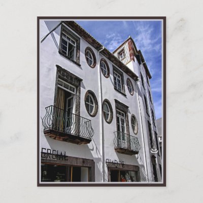 Windows & Balcony : Funchal, Portugal postcard
