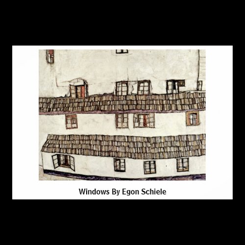 Windows By Egon Schiele Poster