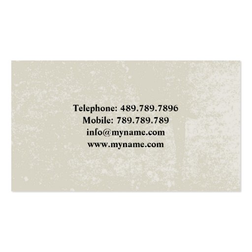 Windows Cleaning Service Business Card Template (back side)