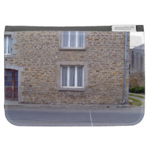 Windows In Rough Stone Wall House With Lace Curtai Kindle 3G Cases