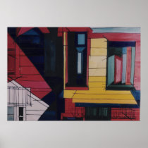 Windows La Boca Print