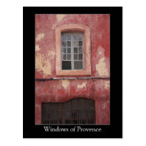 Windows of Provence Old Red Village House postcards