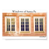 Windows of Santa Fe posters by elainehart Windows of Santa Fe posters
