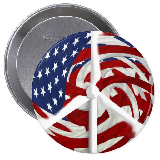 Windpeace Button, 4"