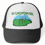 WindPower - Wind Power Shirt Design Trucker Hat