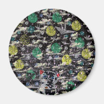 Winds niyanko castle cherry tree snowstorm compila fridge magnet
