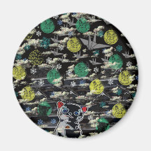Winds niyanko castle cloud compilation refrigerator magnets