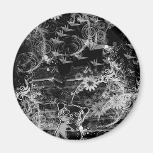 Winds niyanko castle fridge magnets