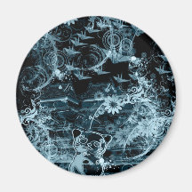 Winds niyanko castle fridge magnets