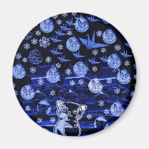 Winds niyanko castle snow compilation refrigerator magnets