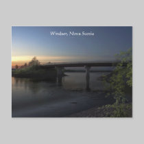 Windsor - Falmouth Bridge post card postcards
