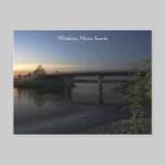 Windsor - Falmouth Bridge post card postcards