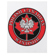 Windsor Round Polish Canadian Leaf Flyers