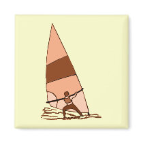 Windsurf Warm Colors magnets