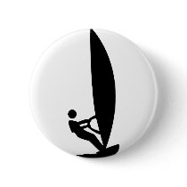windsurfer icon pin