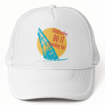 Windsurfers DO IT Standing Up! hats