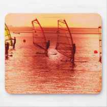 Windsurfers on Horizon Mouse Pad