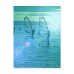 Windsurfing Design Postcard 