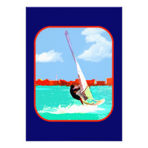 Windsurfing in the Harbor Custom Invite