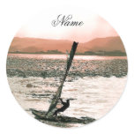 WINDSURFING ROUND STICKERS