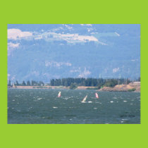 Windsurfing the Gorge Poster posters