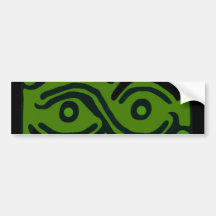 Windswept 8 - The World With Only One Color Bumper Sticker