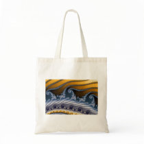 Windswept Fractal Art Canvas Bags
