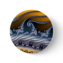 Windswept Fractal Art Pin