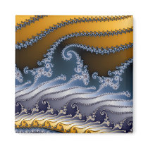 Windswept Fractal Art Fridge Magnets