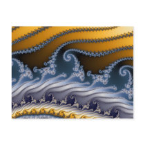 Windswept Fractal Art Post Cards